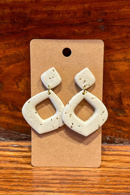 Ivory Jasmine Drop Earrings