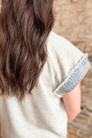 Denim Starstruck Top