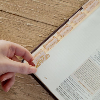 Carnation Gold Foil Bible Tabs