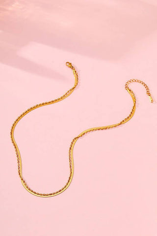Gold Double Chain Necklace