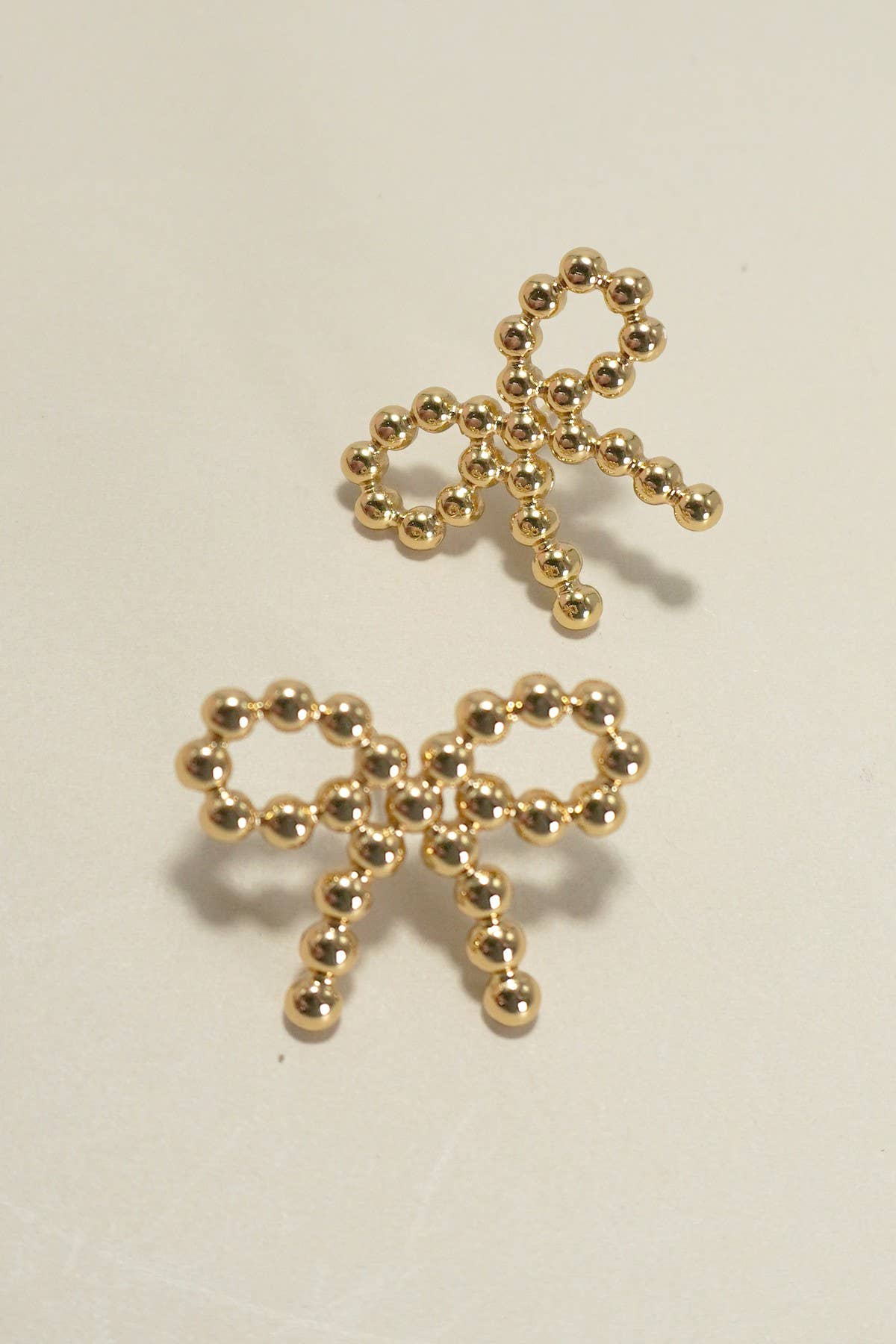 Studded Bow Earrings