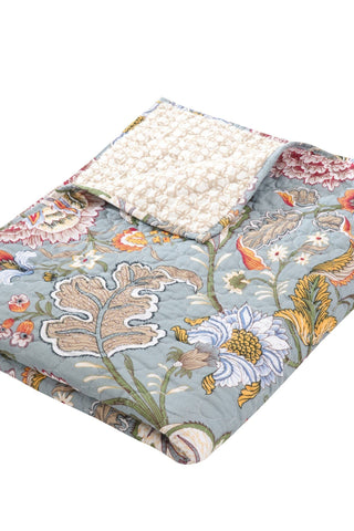Angelica Quilted Throw: Multi