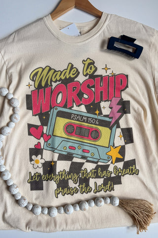 Made to Worship Cassette Tee