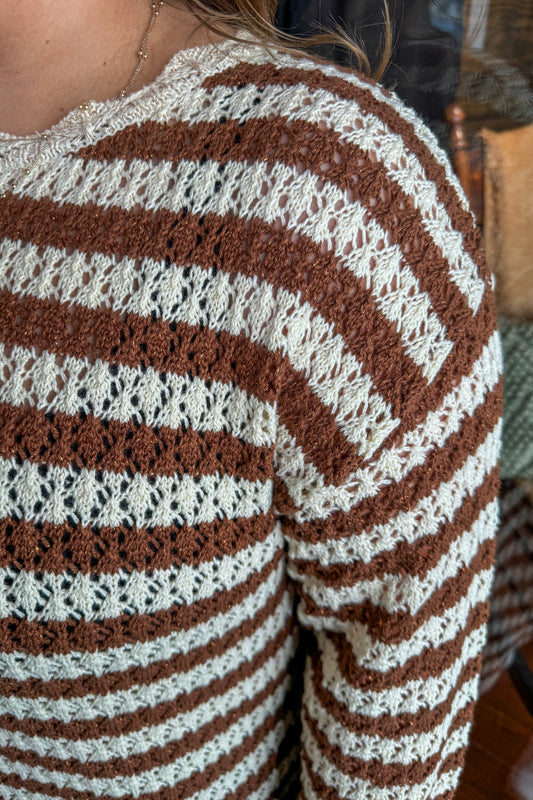 Oatmeal Shimmer Sweater