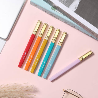 Mr.Pen Aesthetic Bold No Bleed Highlighters and Pens