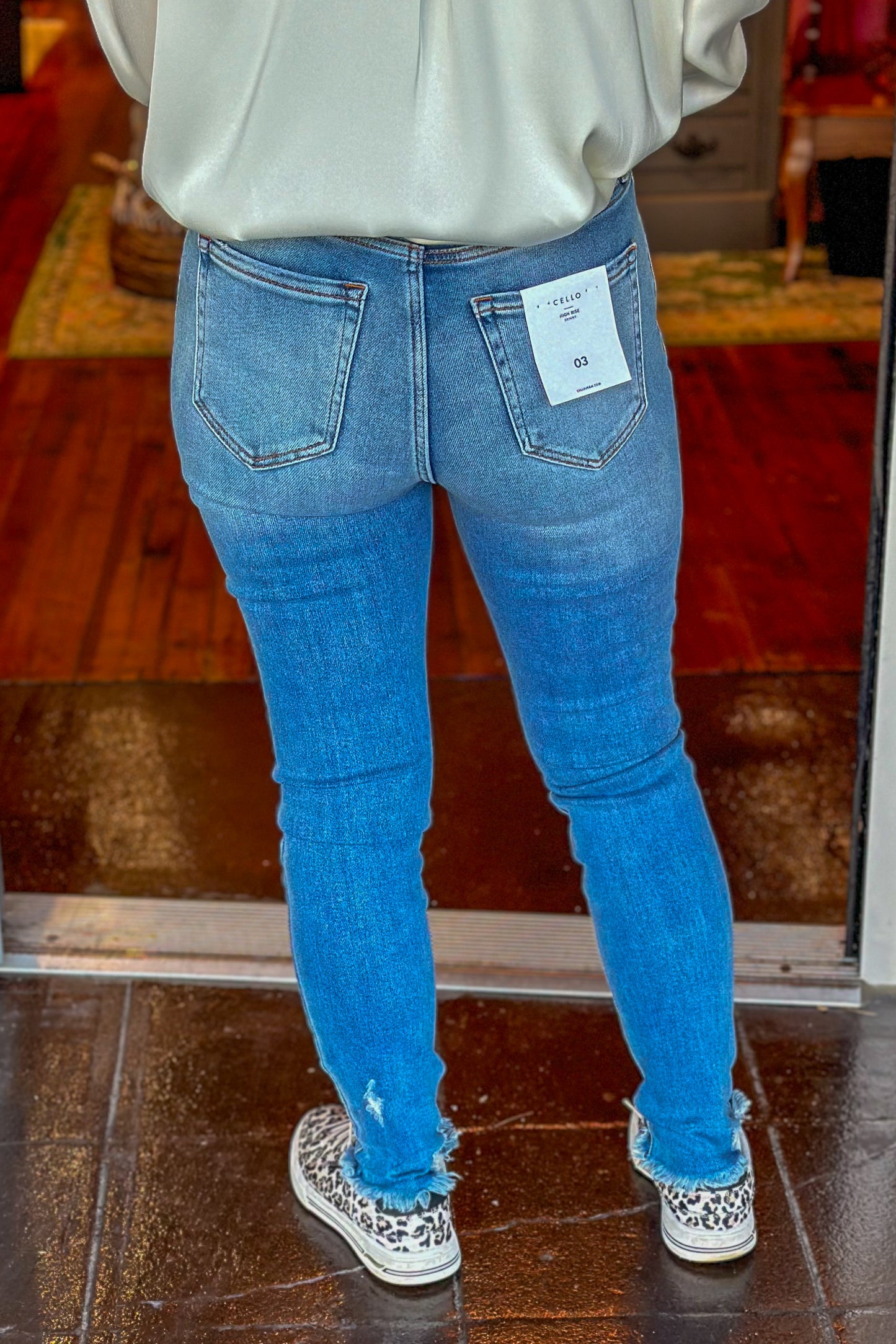 Anna High Rise Skinny Jeans