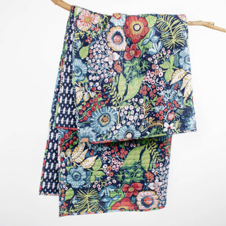Night Garden Quilted Throw: Multi