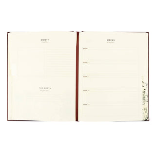 12-Month Undated Planner: Yorkshire Design, Layflat Design