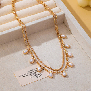 The Clara Pearl Layered Necklace