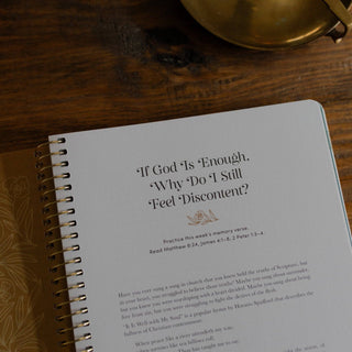 Is God Enough for Me? Finding Real Contentment in Christ Spiral Bound Devotional
