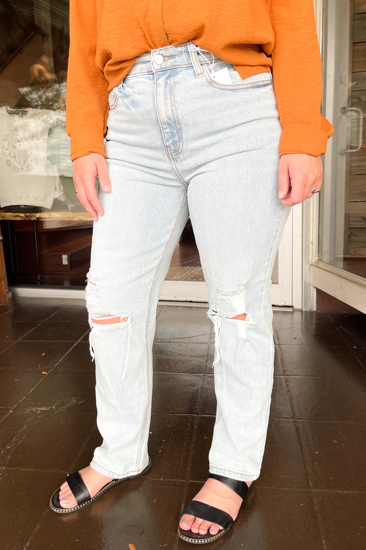 Phoebe High-Rise Straight Jeans