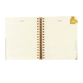 12-Month Undated Spiral Planner: Magnolia Springs Design