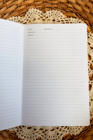 Steps Sermon Notes Journal