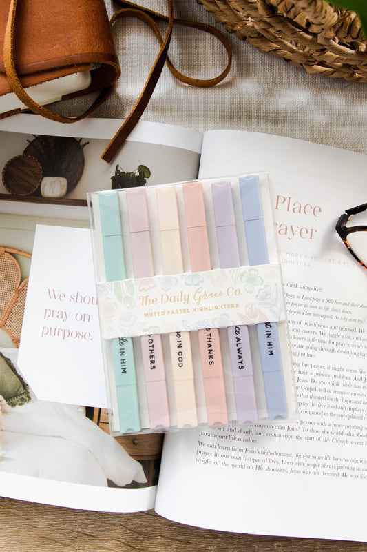 Muted Pastel Highlighters