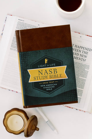 The Light for Life NASB 2020 Study Bible [Golden Caramel]