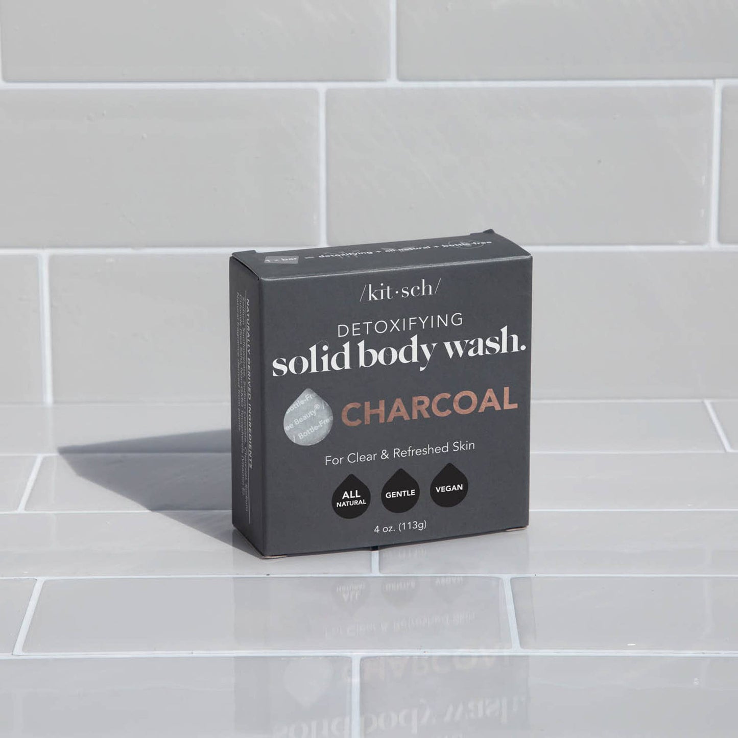 KITSCH Charcoal Detoxifying Body Wash Bar