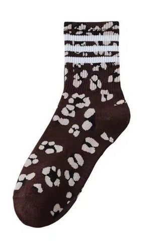 The Wild Side Crew Socks (Multiple Colors)