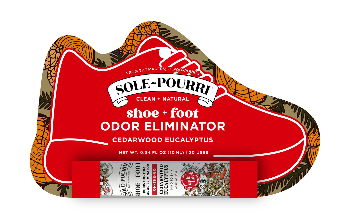 Sole~Pourri Shoe + Foot Odor Spray in Cedarwood