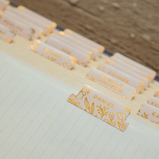 Carnation Gold Foil Bible Tabs
