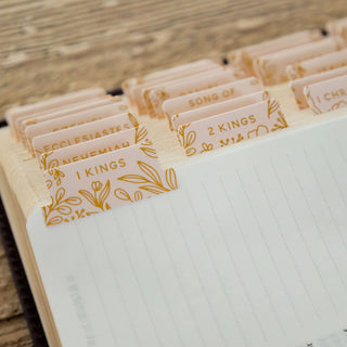 Carnation Gold Foil Bible Tabs