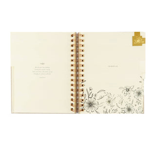 12-Month Undated Spiral Planner: Magnolia Springs Design