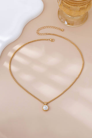 The Caroline Crystal Pendant Necklace