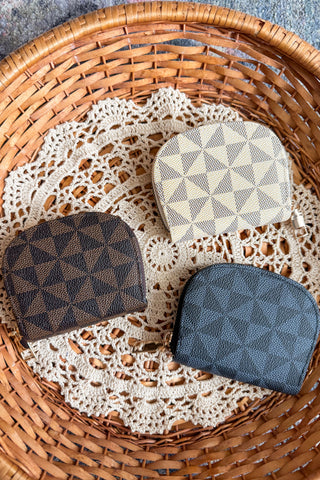 Geometric Card Holder Wallet (3 Colors)