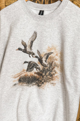 Autumn Flight Mallard Graphic Sweatshirt