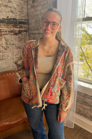 Vintage Bloom Patchwork Jacket