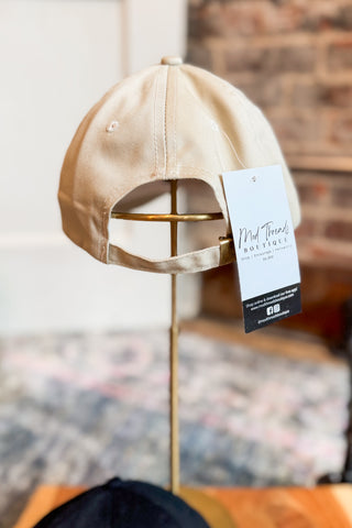 Coffee Lovers Embroidered Baseball Cap (3 Colors)