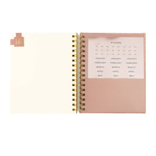 12-Month Undated Spiral Planner: Sonora Design