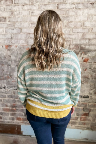 Brighter Days Striped Sweater