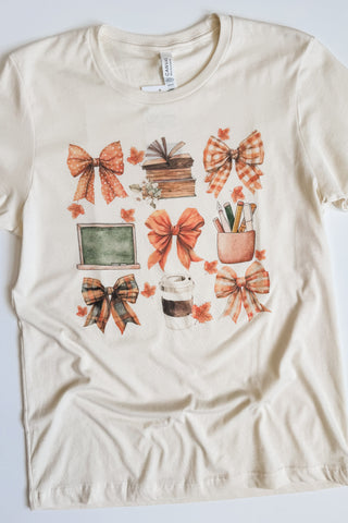 The School Days of Fall Made to Order Tee