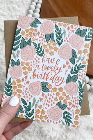 "Have a Lovely Birthday" Birthday Card