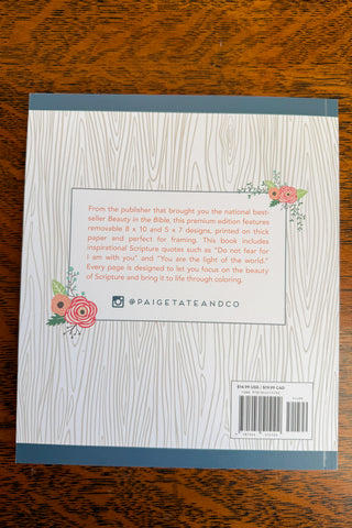 Beauty in the Bible: Edition 1 Coloring Book