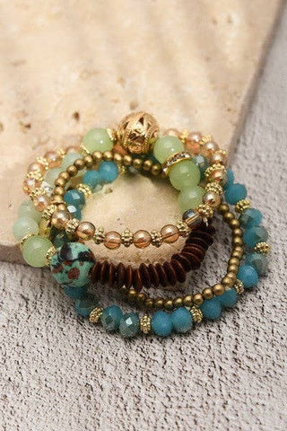 Black Boho Bracelet Set