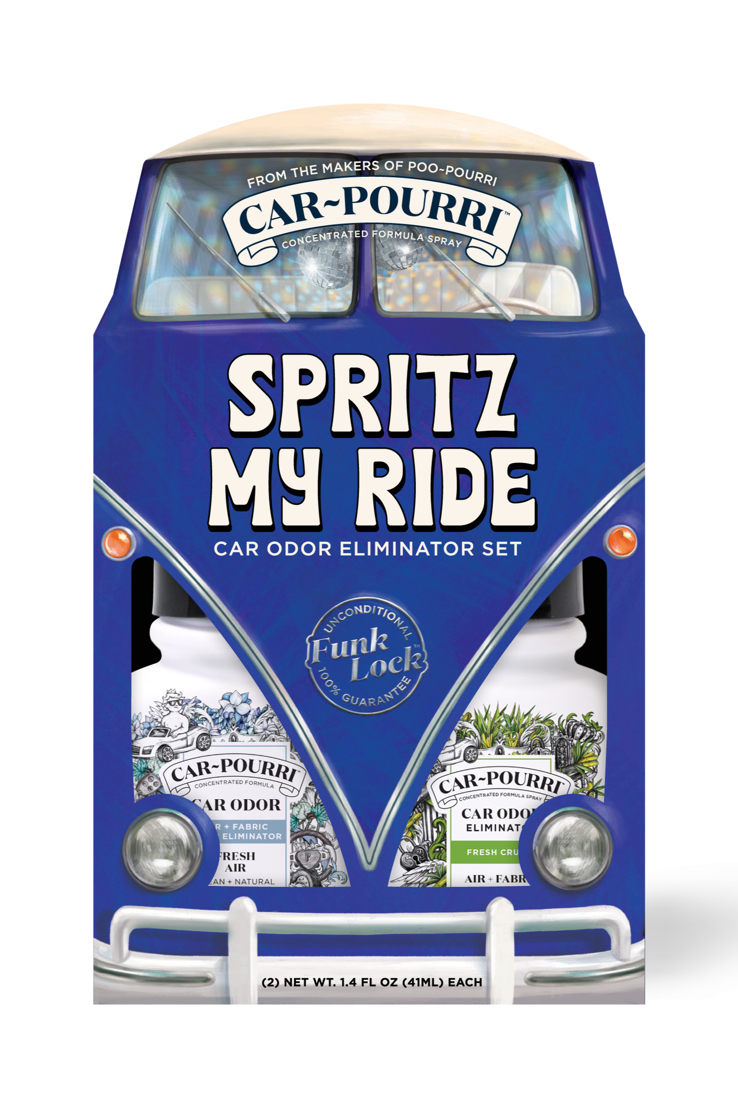 Car~Pourri Air + Fabric Spritz My Ride- 2 pack Gift Set