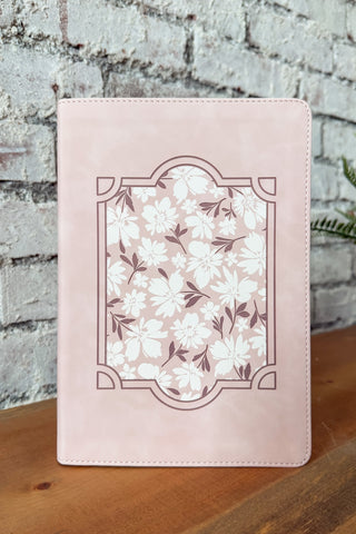 Light for Life NASB Study Bible- Blush Bouquet