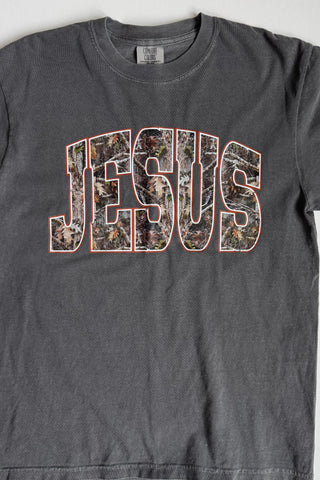 Camo JESUS Tee