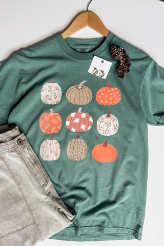 Patchwork Pumpkins Graphic Tee