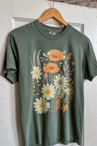 Spring Up Floral Spray Tee