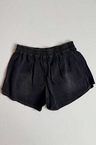 Black Nicolla Denim Shorts