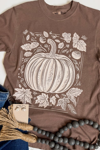 Vintage Pumpkin and Vines Tee