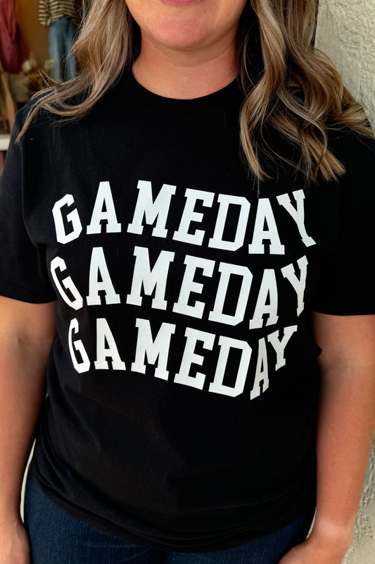 Black Game Day Tee