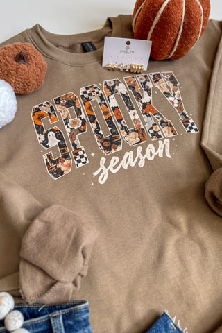 Spooky Season Mocha Crewneck