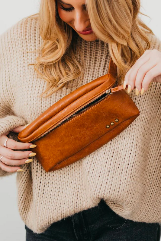 Whitley Brown Waist Crossbody Bag