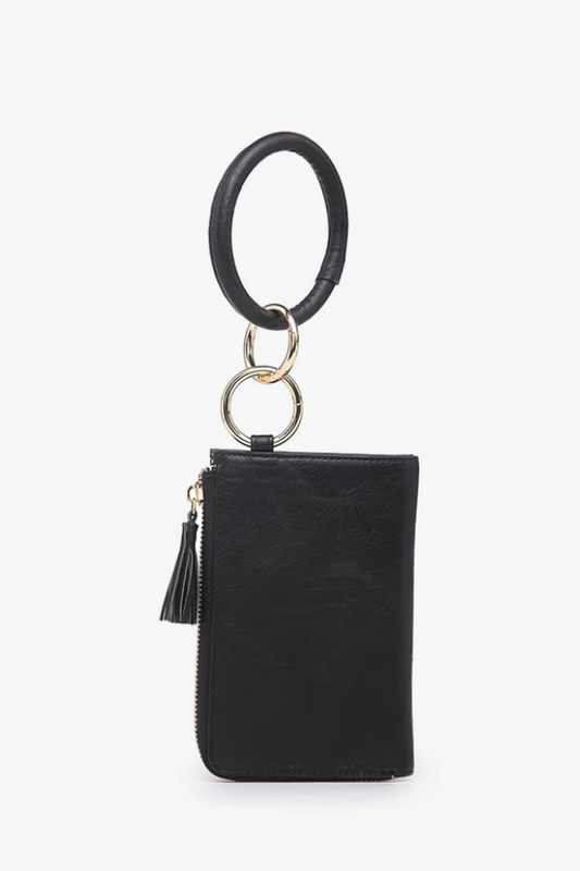 Black Liv Bangle Wristlet Wallet