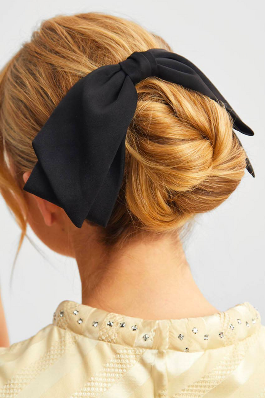 Kitsch Black Bow Hair Clip