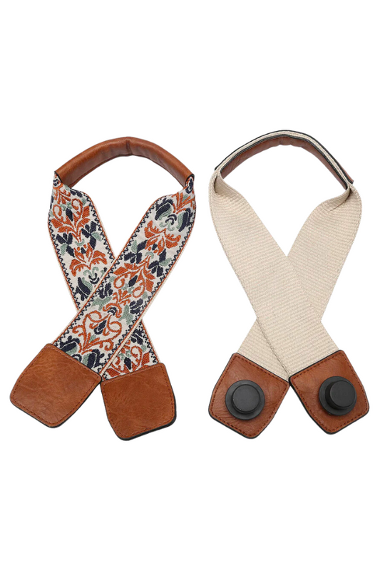 Guitar Strap for Versa Tote (Camel/Navy/Teal)