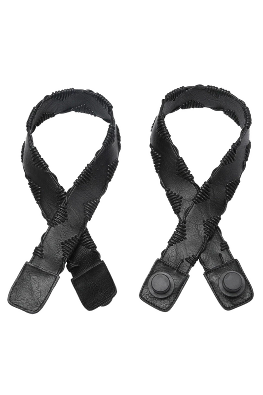 Yarn Stitched Strap for Versa Tote (Black)